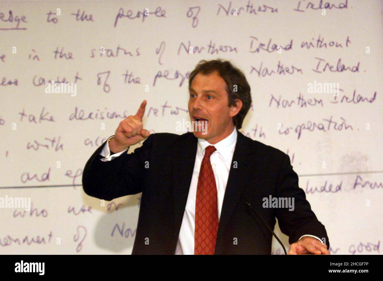 Good friday agreement 1998 tony blair hi-res stock photography and