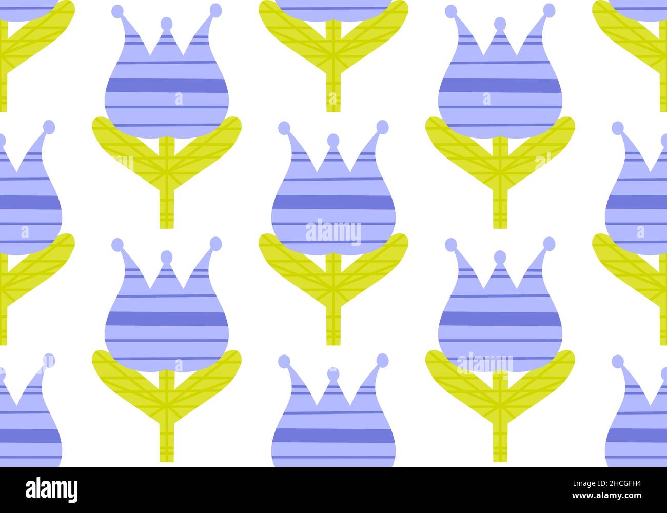 Geometric floral seamless pattern with flower for wallpaper and fabrics ...