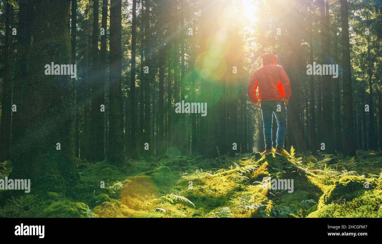 Young man stand in hi-res stock photography and images - Alamy