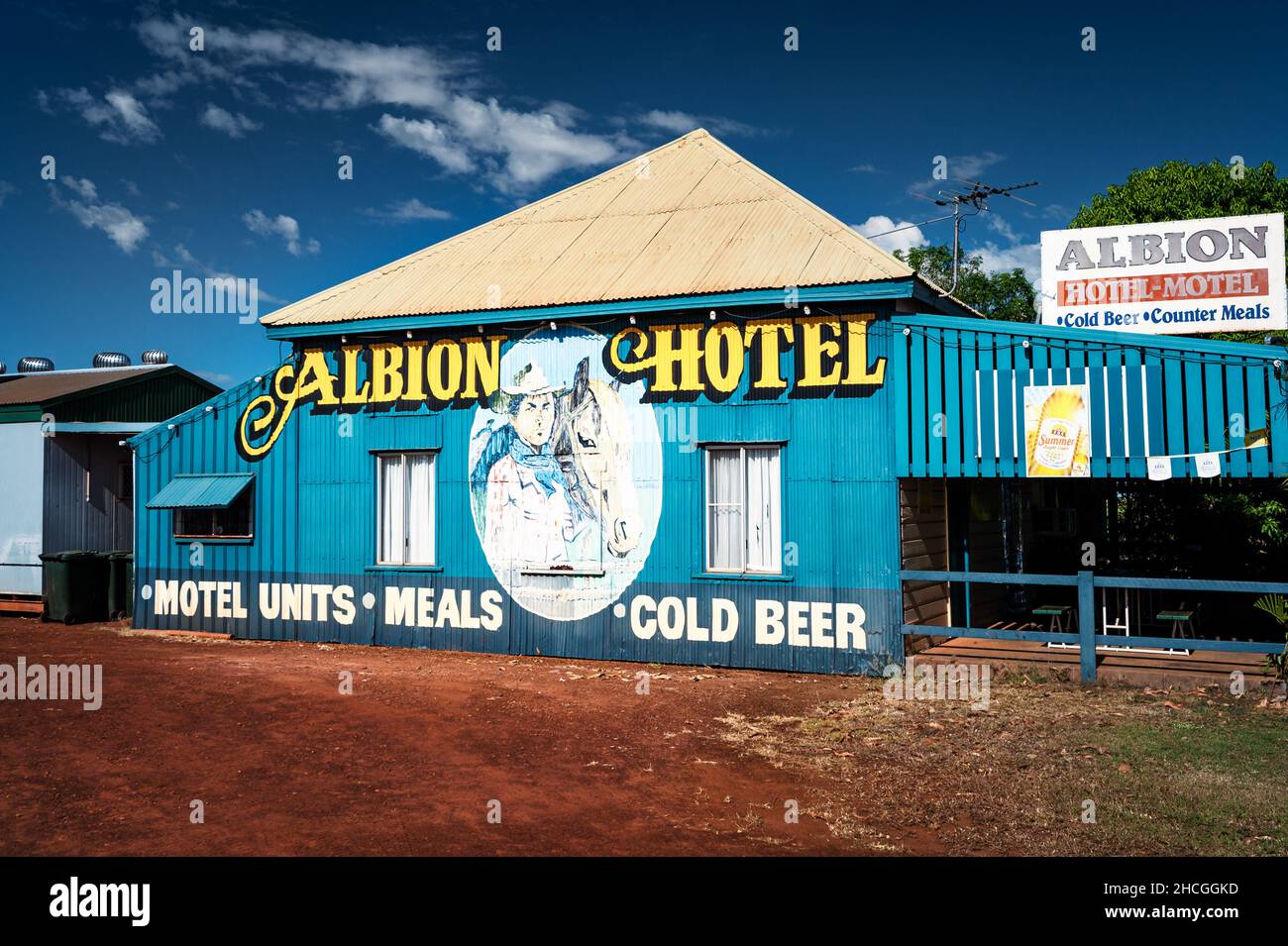 Traditional Albion Hotel in Normanton. Stock Photo
