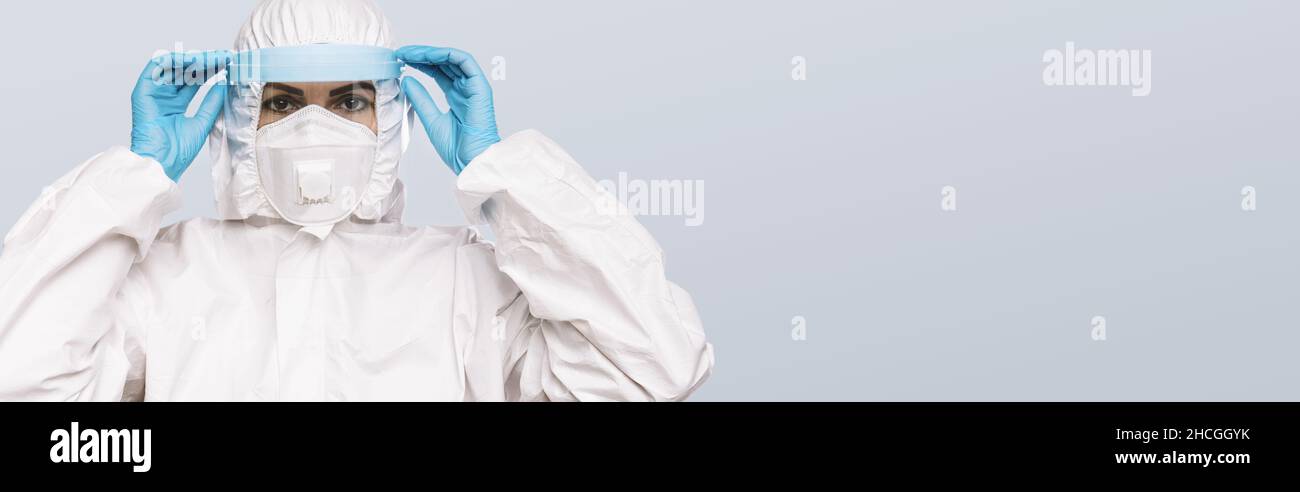 Doctor or Nurse Wearing Medical Personal Protective Equipment (PPE ...