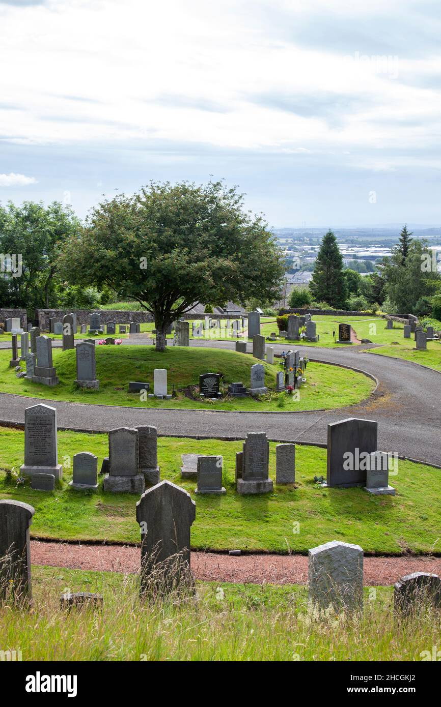 Ballengeich Cemetery in Stirling, Scotland Stock Photo