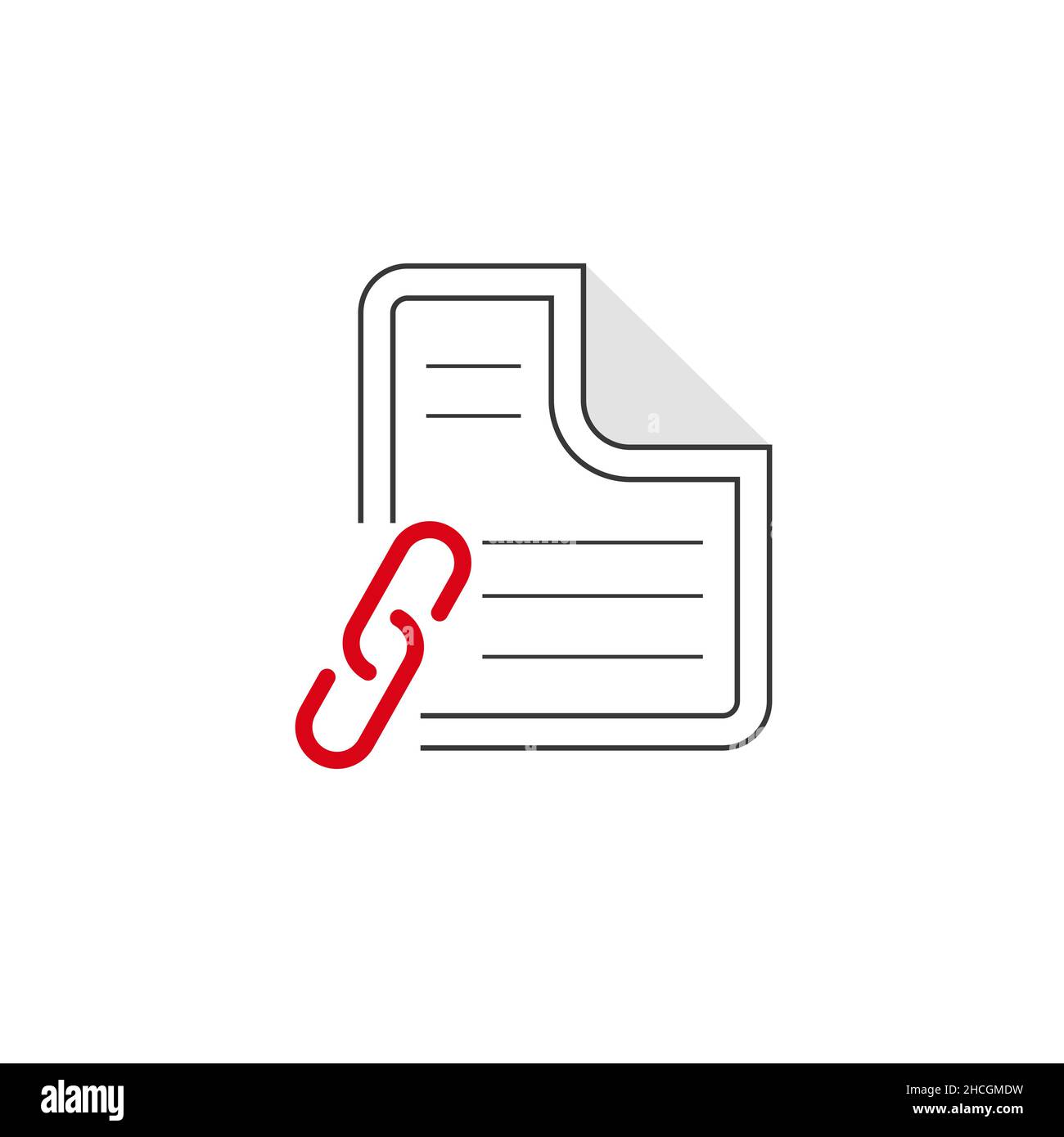 Copy link files line art vector icon. Stock Vector illustration isolated on white background. Stock Vector