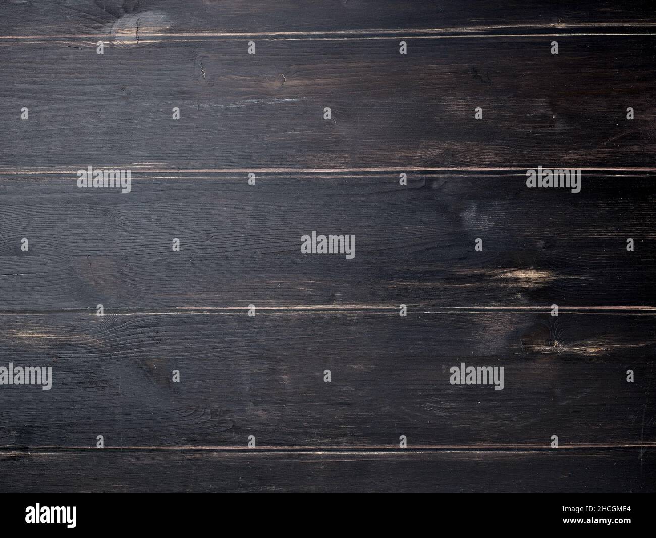 dark rustic wood background, top view Stock Photo