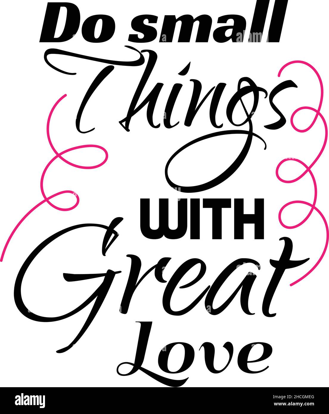 Just Love Quote, Typography design for print or use as poster, card