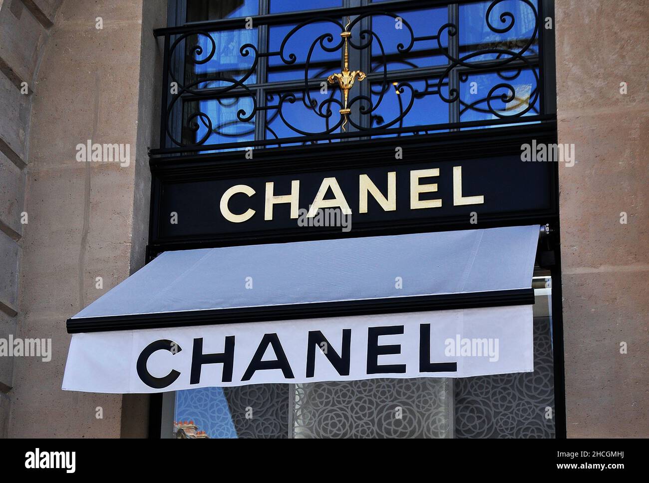 Chanel jewelery boutique, Vendome square, Paris, France Stock Photo