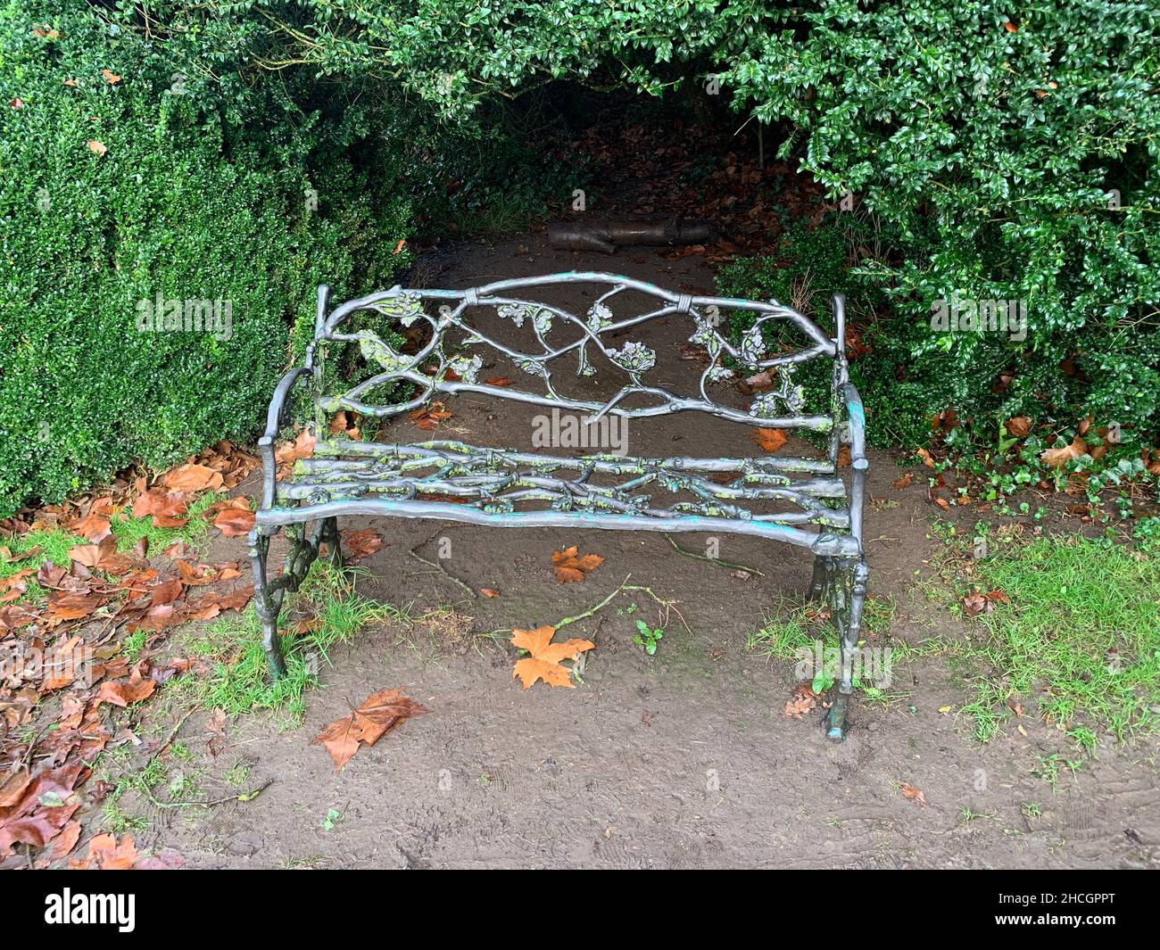 Laycock village and Laycock abbey Wiltshire UK garden seat Harry Potter