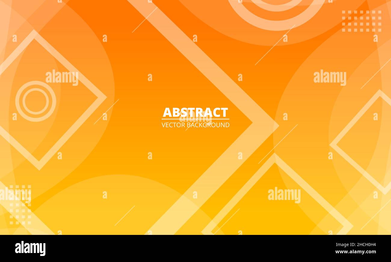 Colorful geometric abstract background. Orange and yellow gradient ...