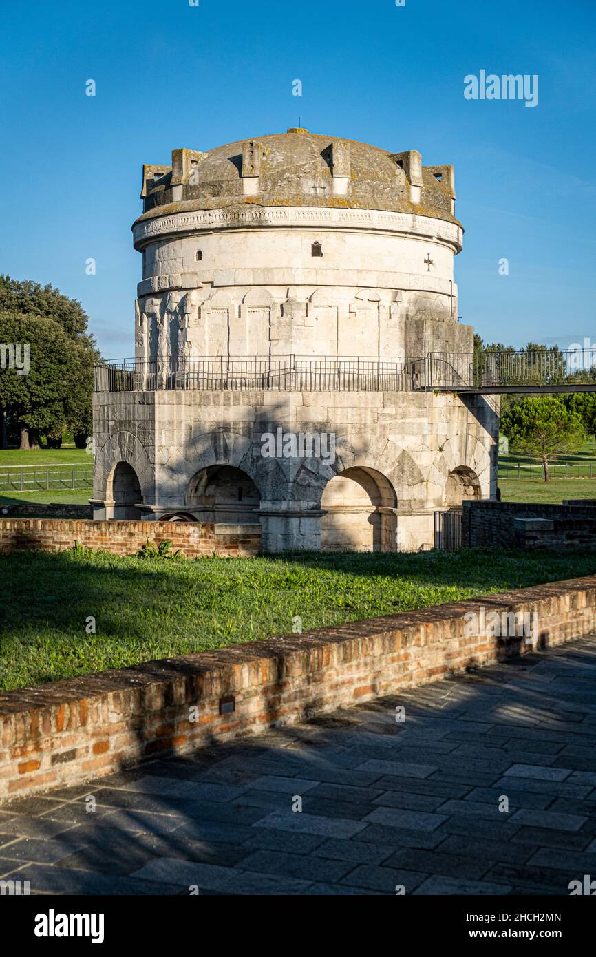 Mausoleum of Theodoric. Ravenna, Emilia Romagna, Italy, Europe. Stock Photo