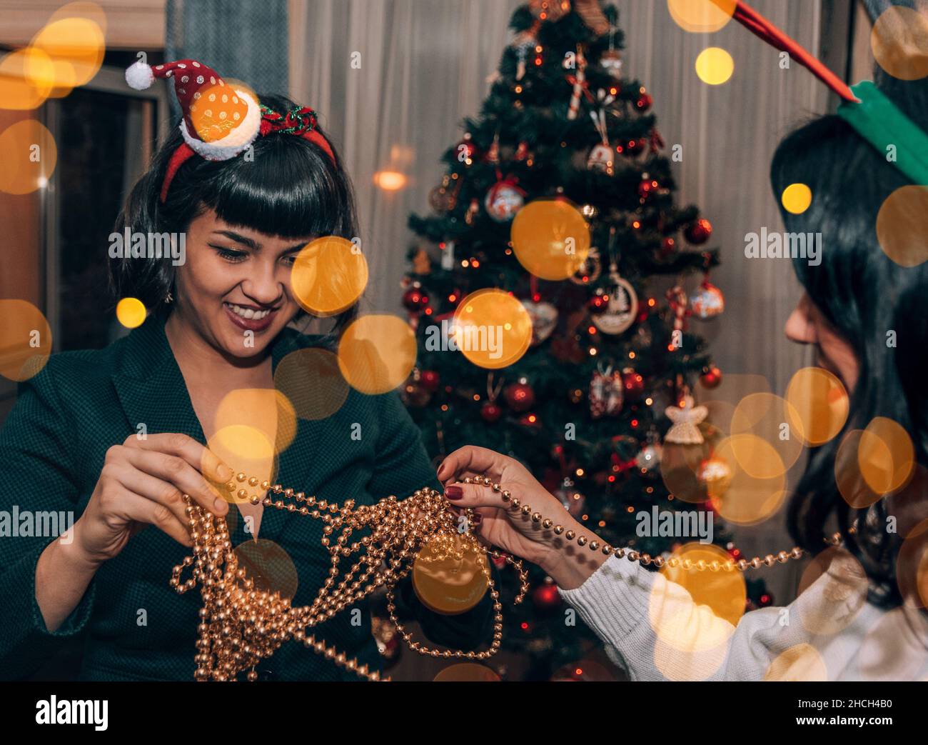 Happy christmas moment hi-res stock photography and images - Alamy
