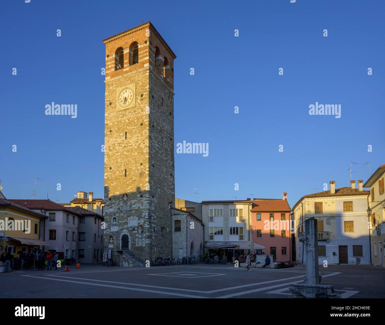 Torre Millenaria, Marano Lagunare, Province of Udine, Italy Stock Photo