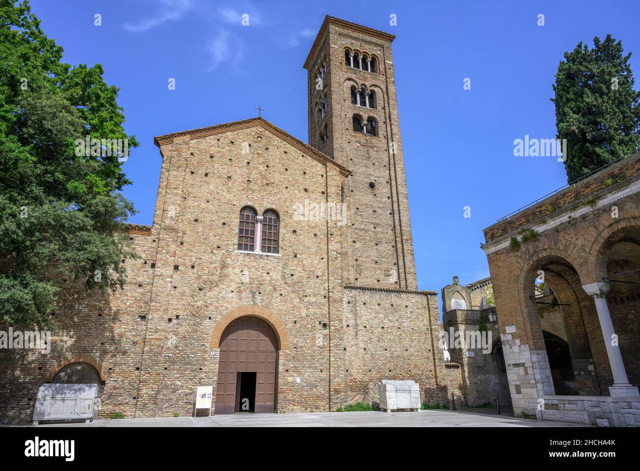 Basilica di San Pietro Maggiore in San Francesco, Ravenna, Province of Ravenna, Italy Stock Photo