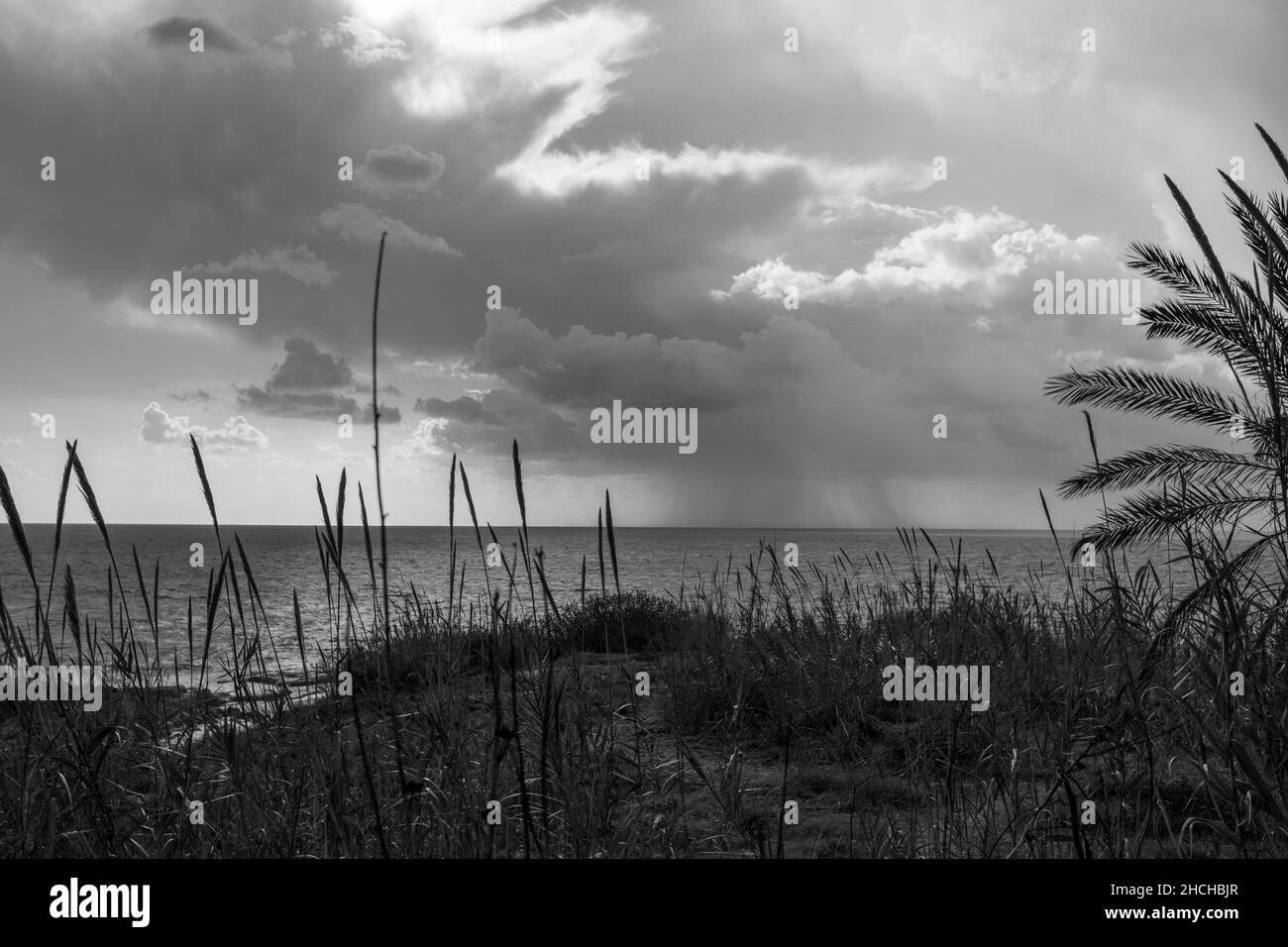 Rain above water Stock Photo - Alamy