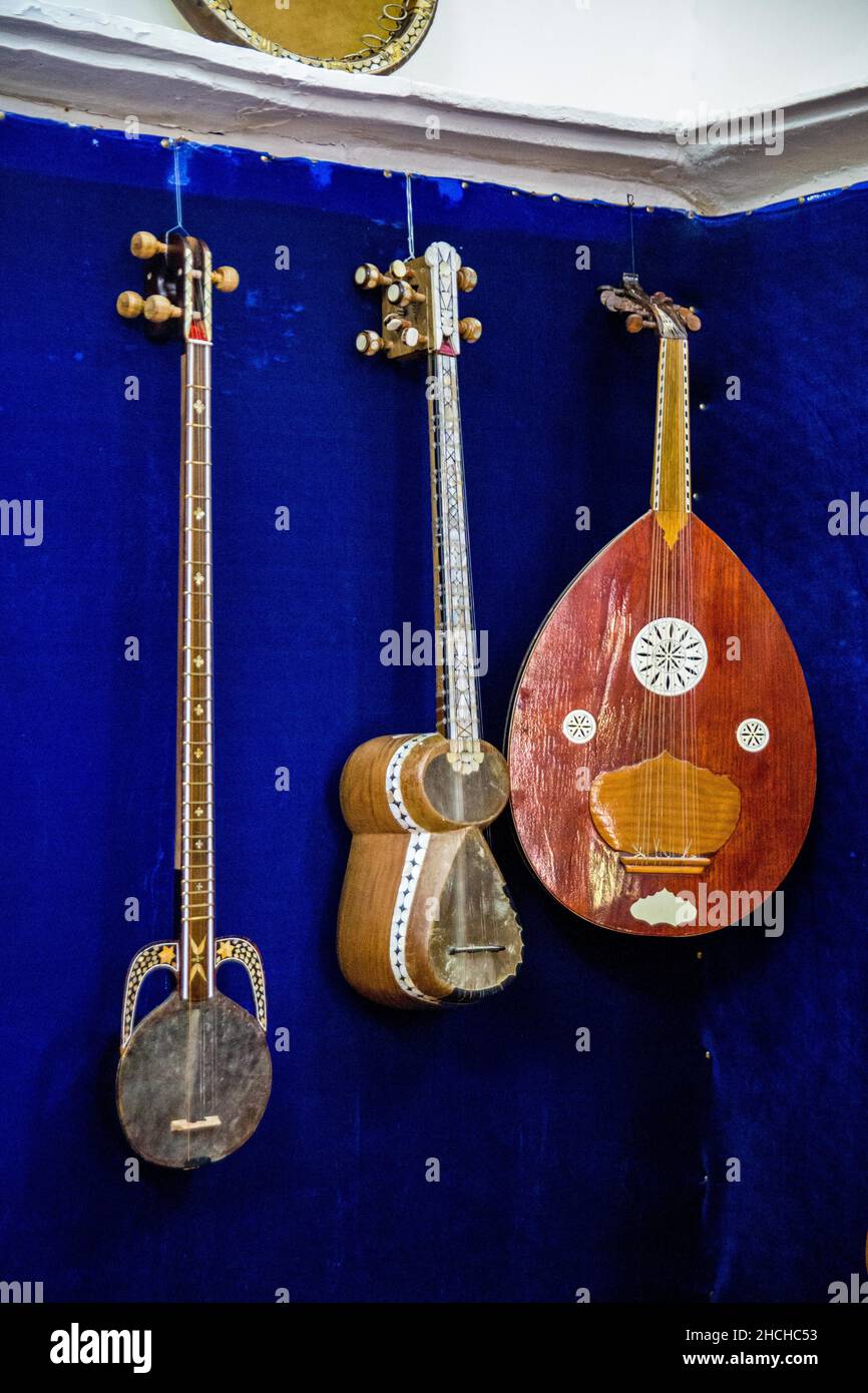Typical Uzbek musical instruments, Uzbekistan, Uzbekistan Stock Photo ...