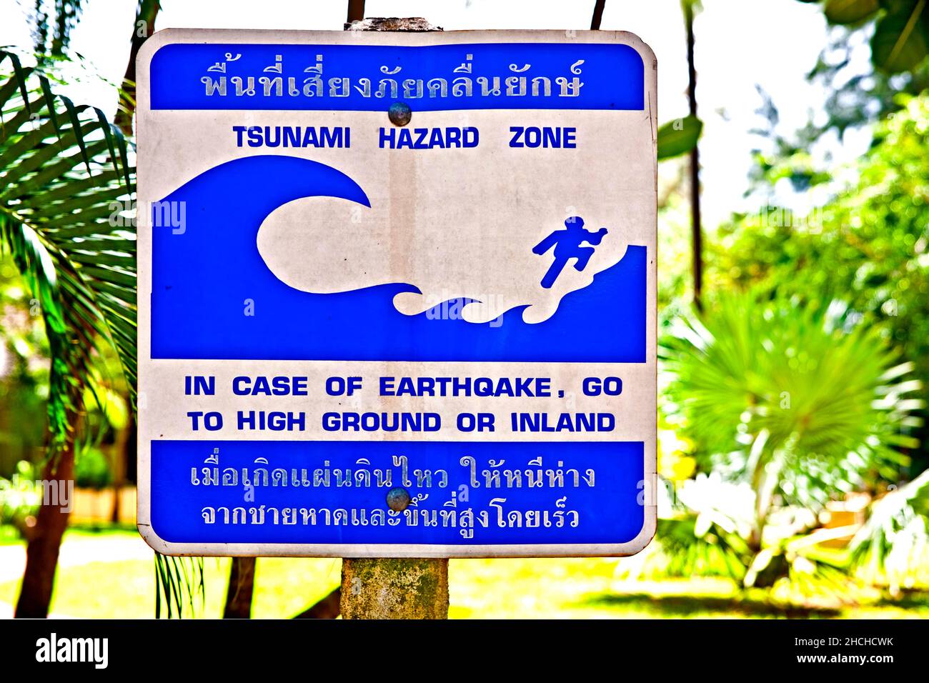 Tsunami warning thailand