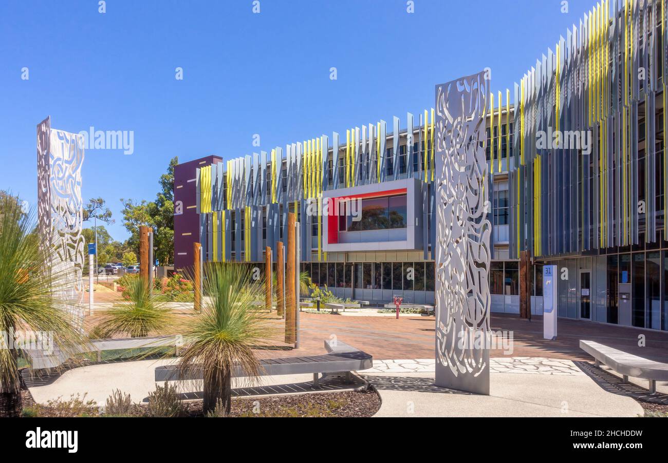 Joondalup, WA, Australia Library at Edith Cowan University by JCY