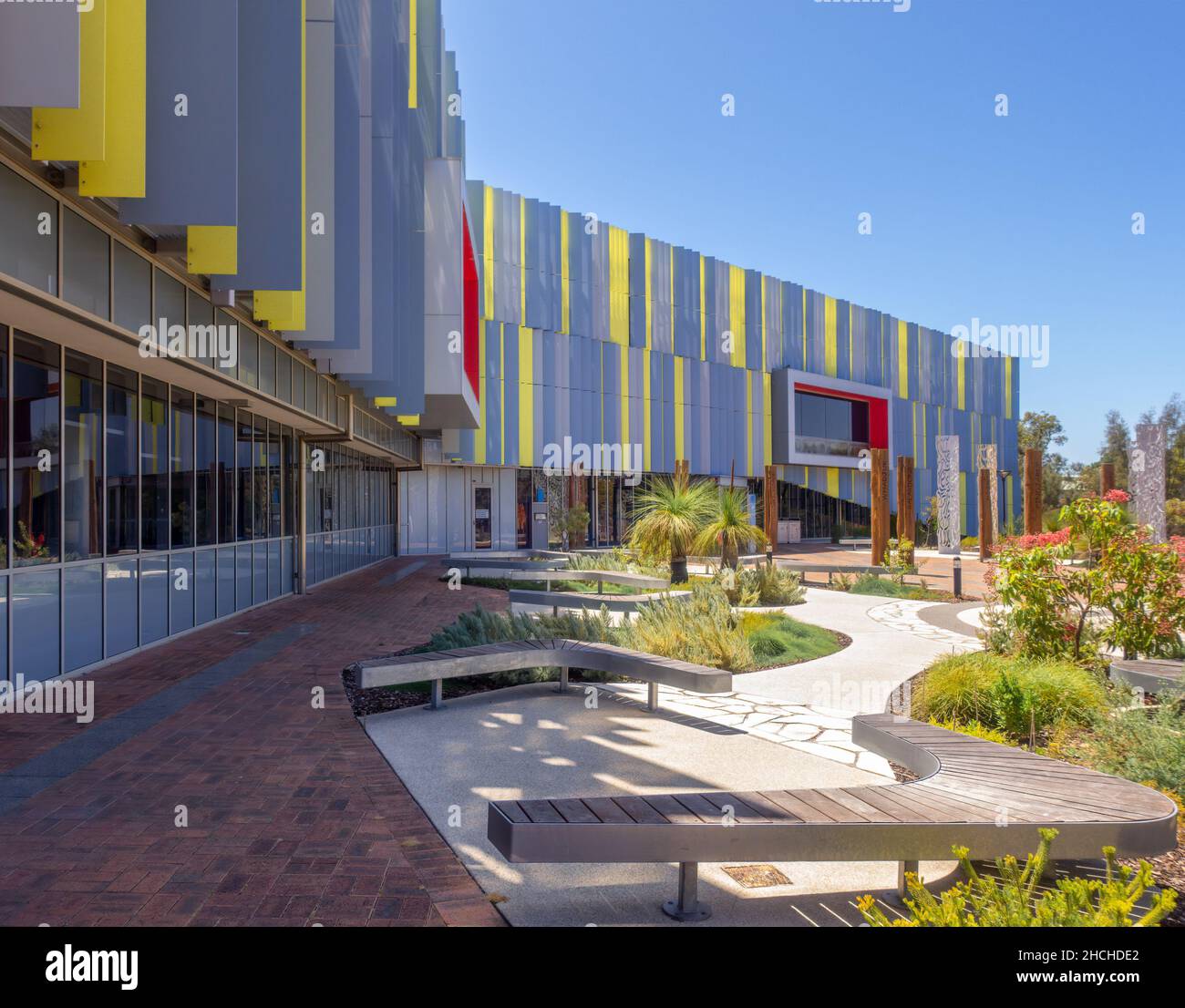 Joondalup, WA, Australia Library at Edith Cowan University by JCY
