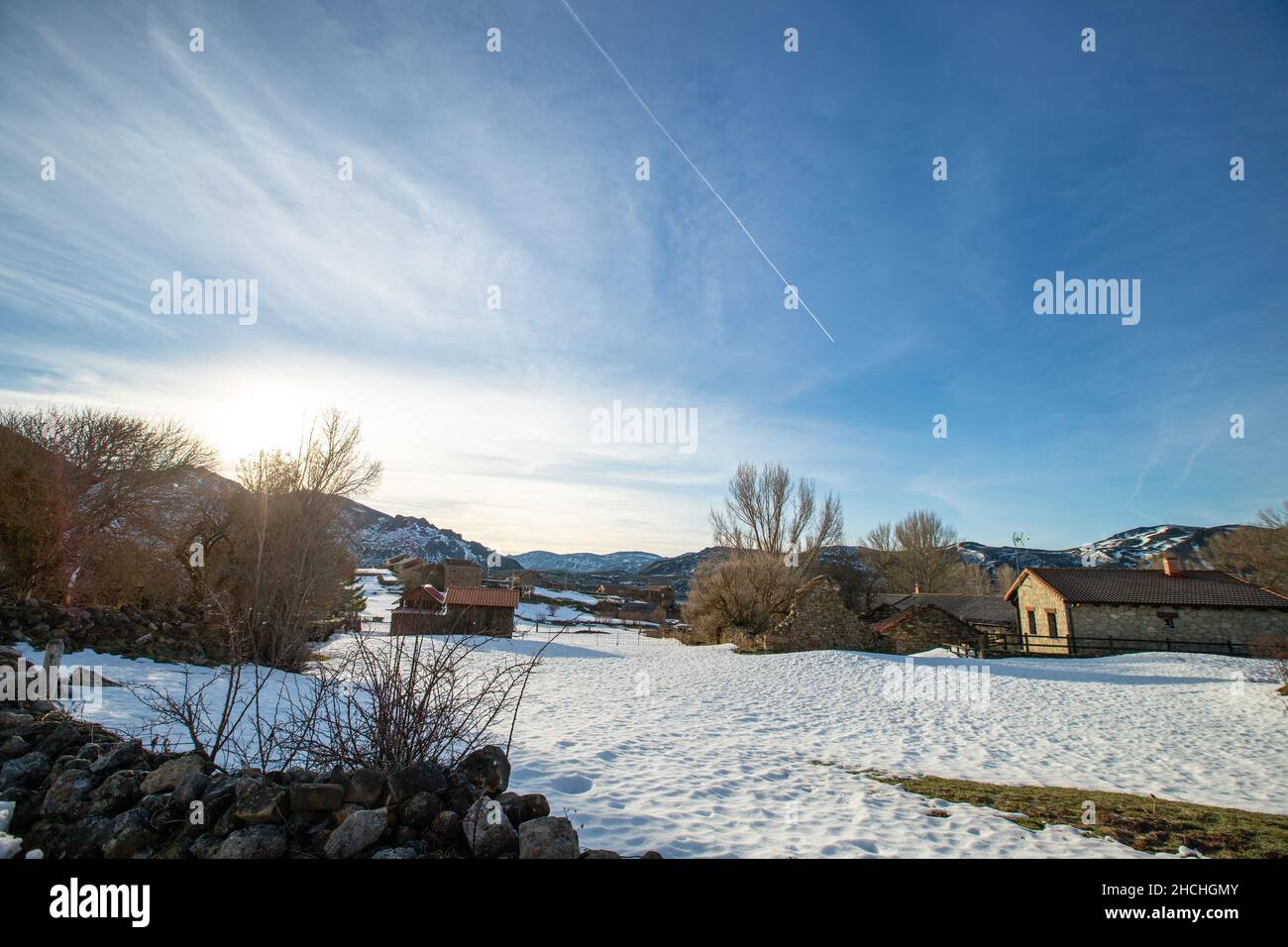 Casares de Arbas. León, España. Stock Photo