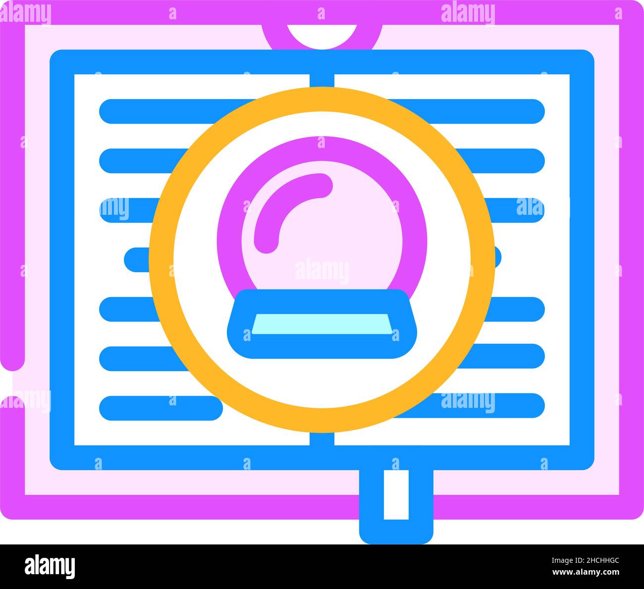 Magic Realism Literature Color Icon Vector Illustration Stock Vector 