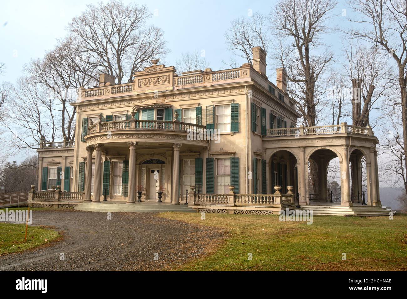 AnnandaleonHudson, NY USA Dec. 28, 2021 Three quarter view of