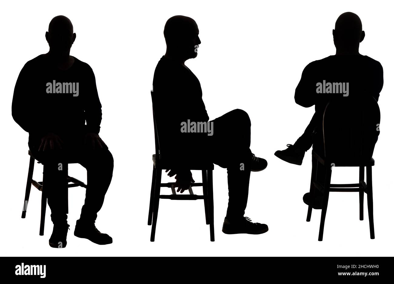 human silhouette sitting on bench