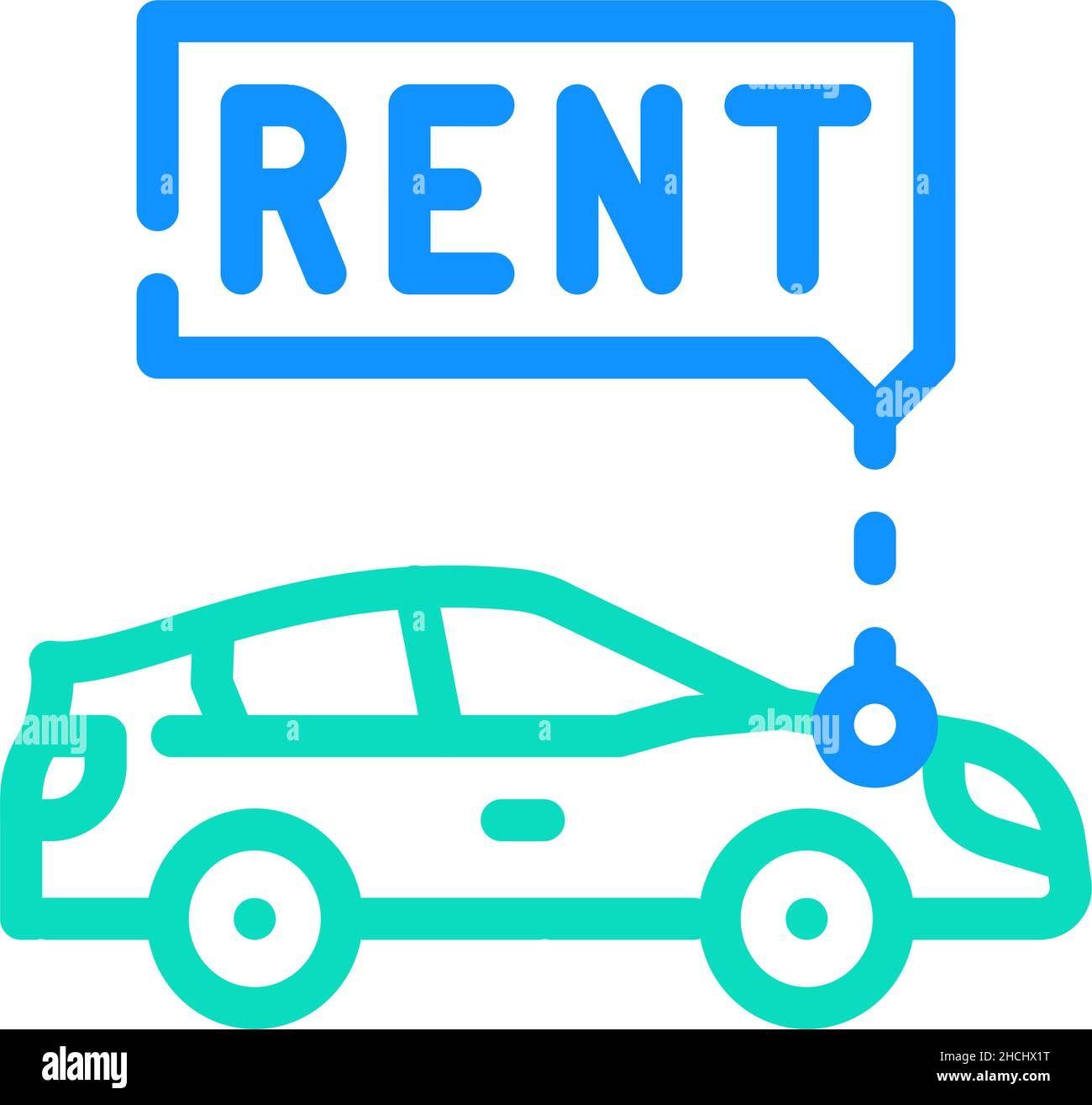 car rental color icon vector illustration Stock Vector Image & Art - Alamy