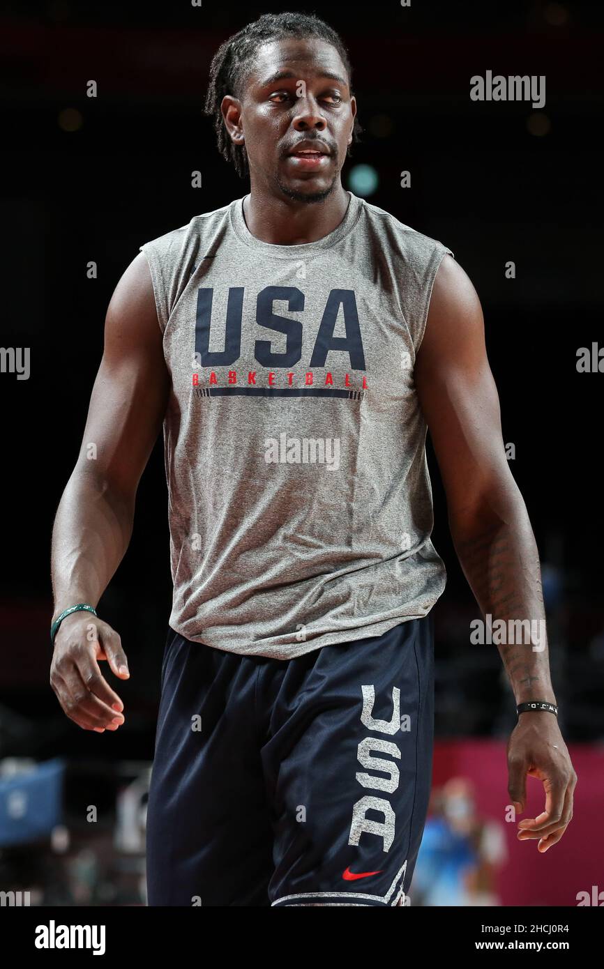 JULY 25th, 2021 - SAITAMAN, JAPAN: XXX in action during the Men Basketball  Preliminary Round Group A game between France and the USA at the Tokyo 2020  Stock Photo - Alamy