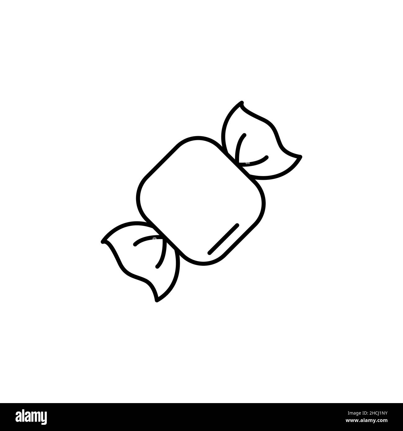 Candy vector line icon on white background Stock Vector Image & Art - Alamy