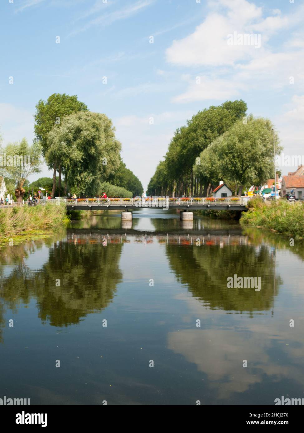 Damme Canal Stock Photo