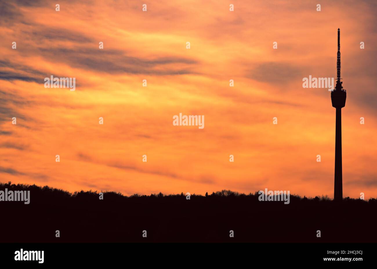 Stuttgart tv tower skyline hi-res stock photography and images - Alamy