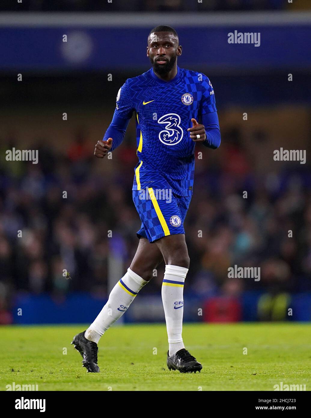 Chelsea's Antonio Rudiger during the Premier League match at Stamford ...