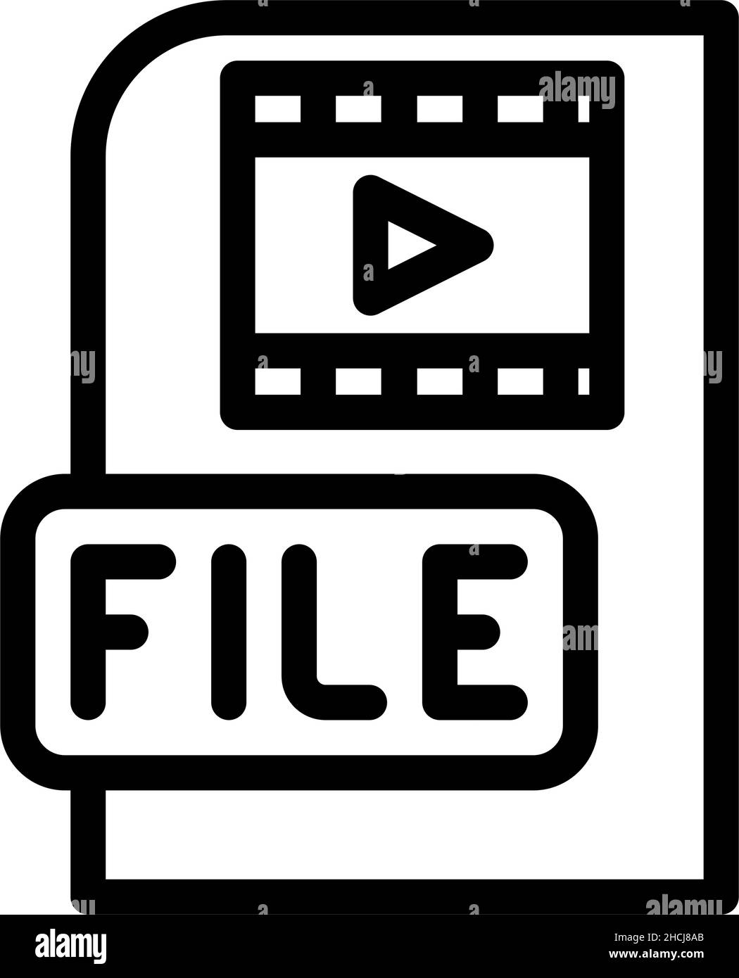 Video file list Black and White Stock Photos & Images - Alamy