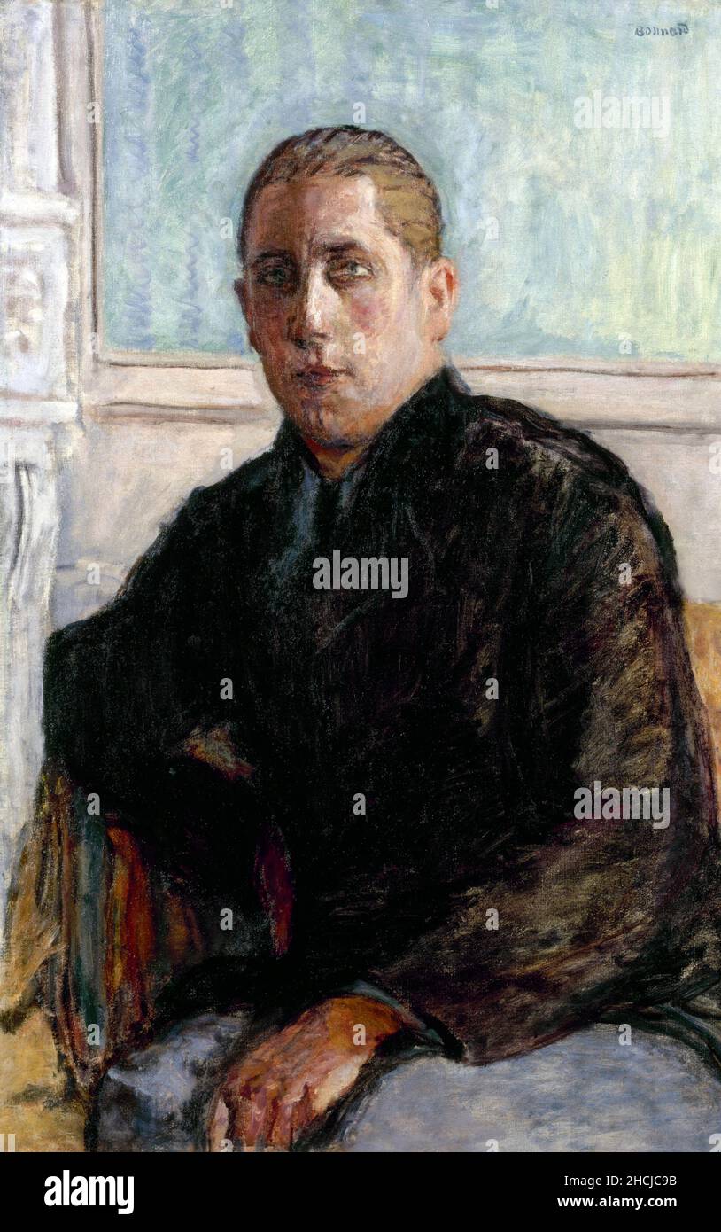 Portrait of Doctor Maurice Girardin (1917) painting in high resolution by Pierre Bonnard. Stock Photo