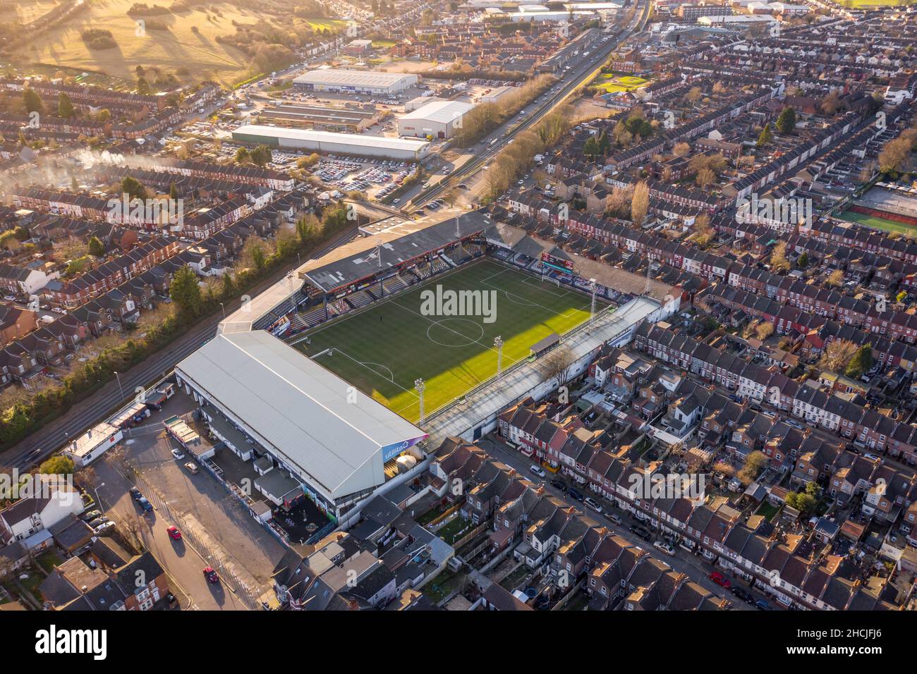 Luton town fc at kenilworth road hi-res stock photography and images ...