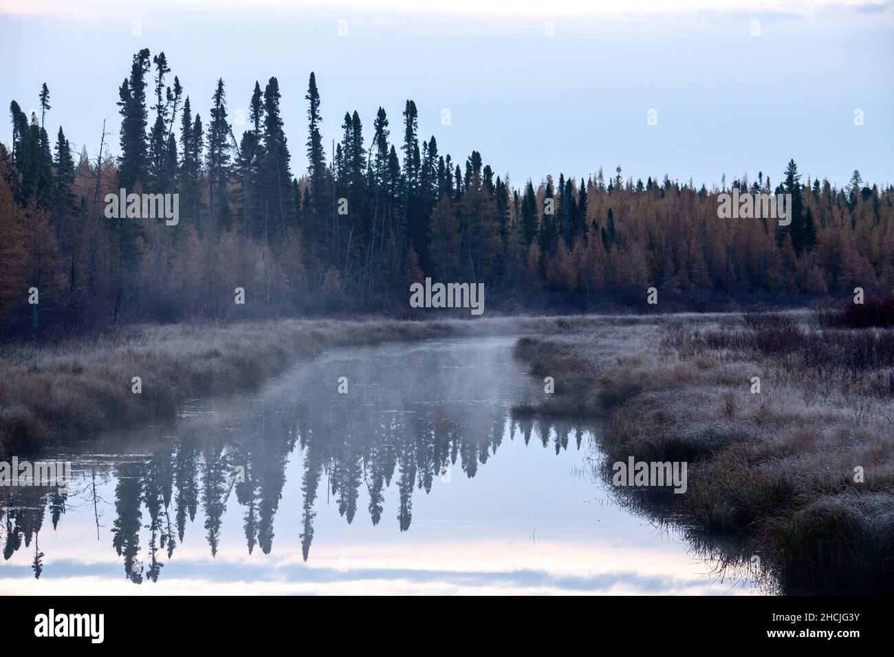 waterways at Riding Mountain National Park Manitoba Canada Stock Photo