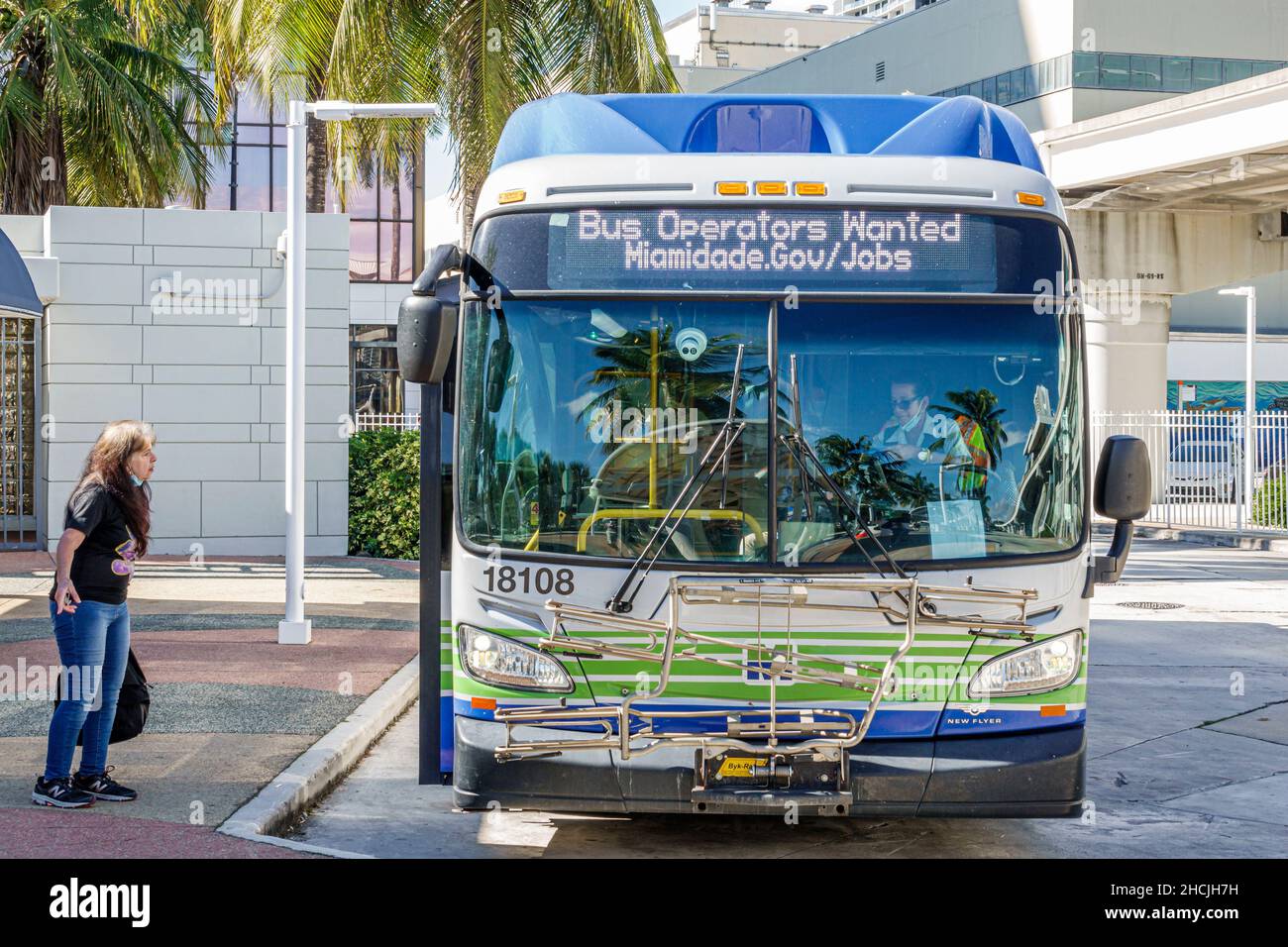 Miami Dade Metrobus Bus High Resolution Stock Photography and Images
