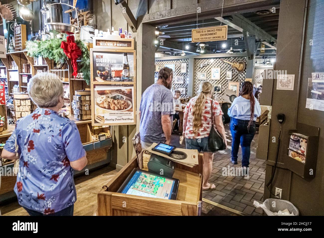 Vero Beach Florida Cracker Barrel Old Country Store restaurant inside
