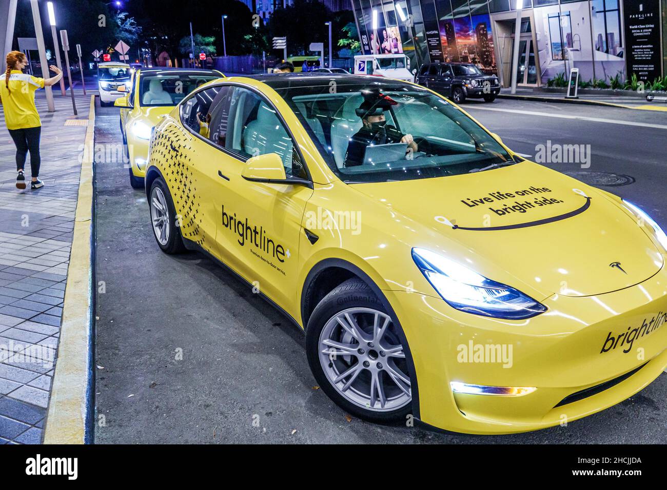 Miami Florida Brightline passenger train rail transportation service