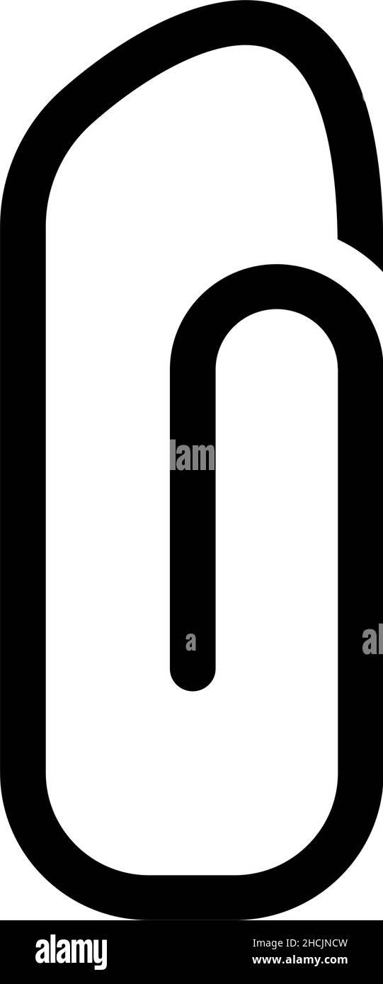attach file glyph icon vector illustration Stock Vector Image & Art - Alamy
