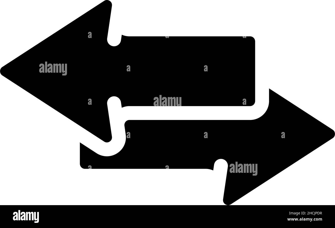 transfer file glyph icon vector illustration Stock Vector Image & Art ...