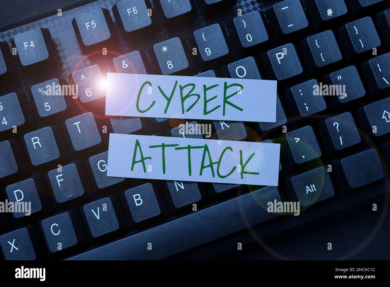 Handwriting text Cyber Attack. Business approach An attempt by 