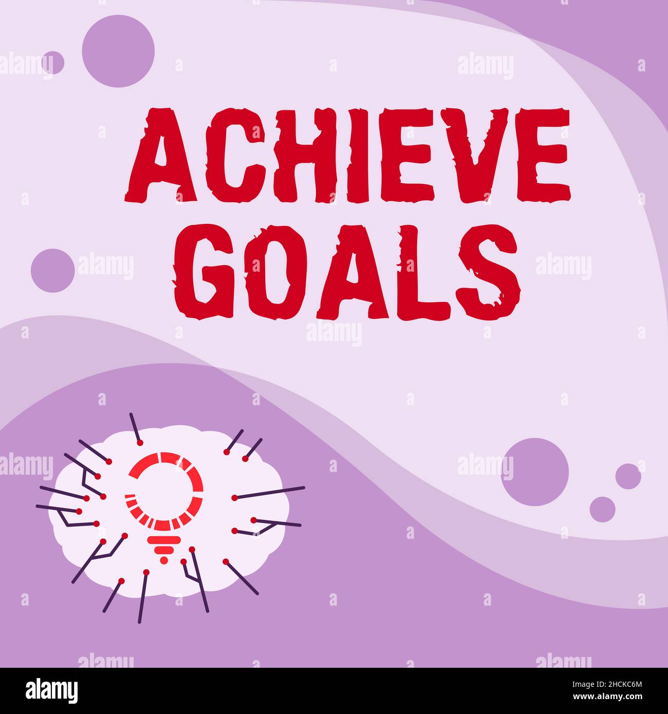 Text sign showing Achieve Goals. Word Written on Results oriented Reach