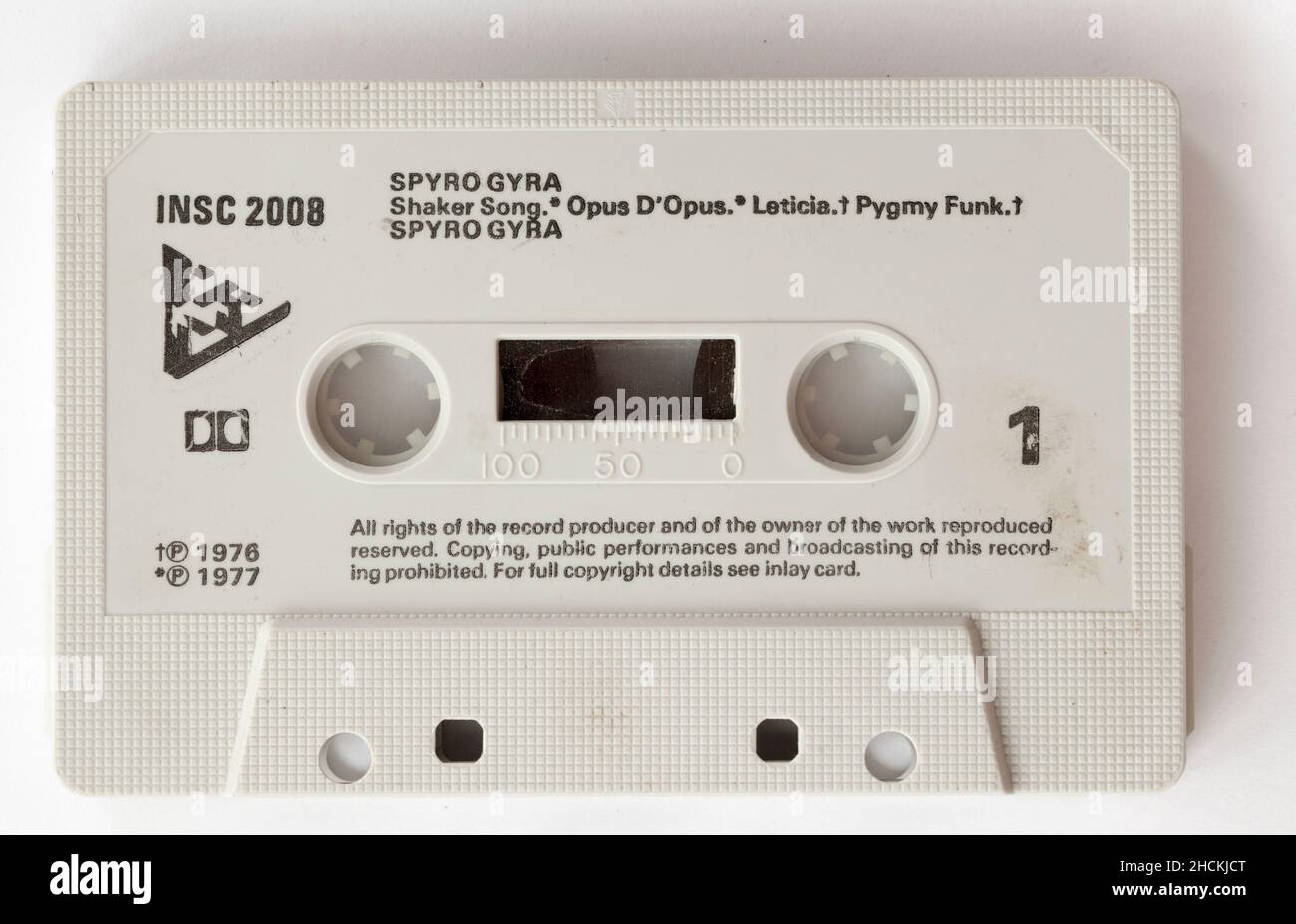 Pop Rock Music Cassette SPYROGYRA Band Stock Photo