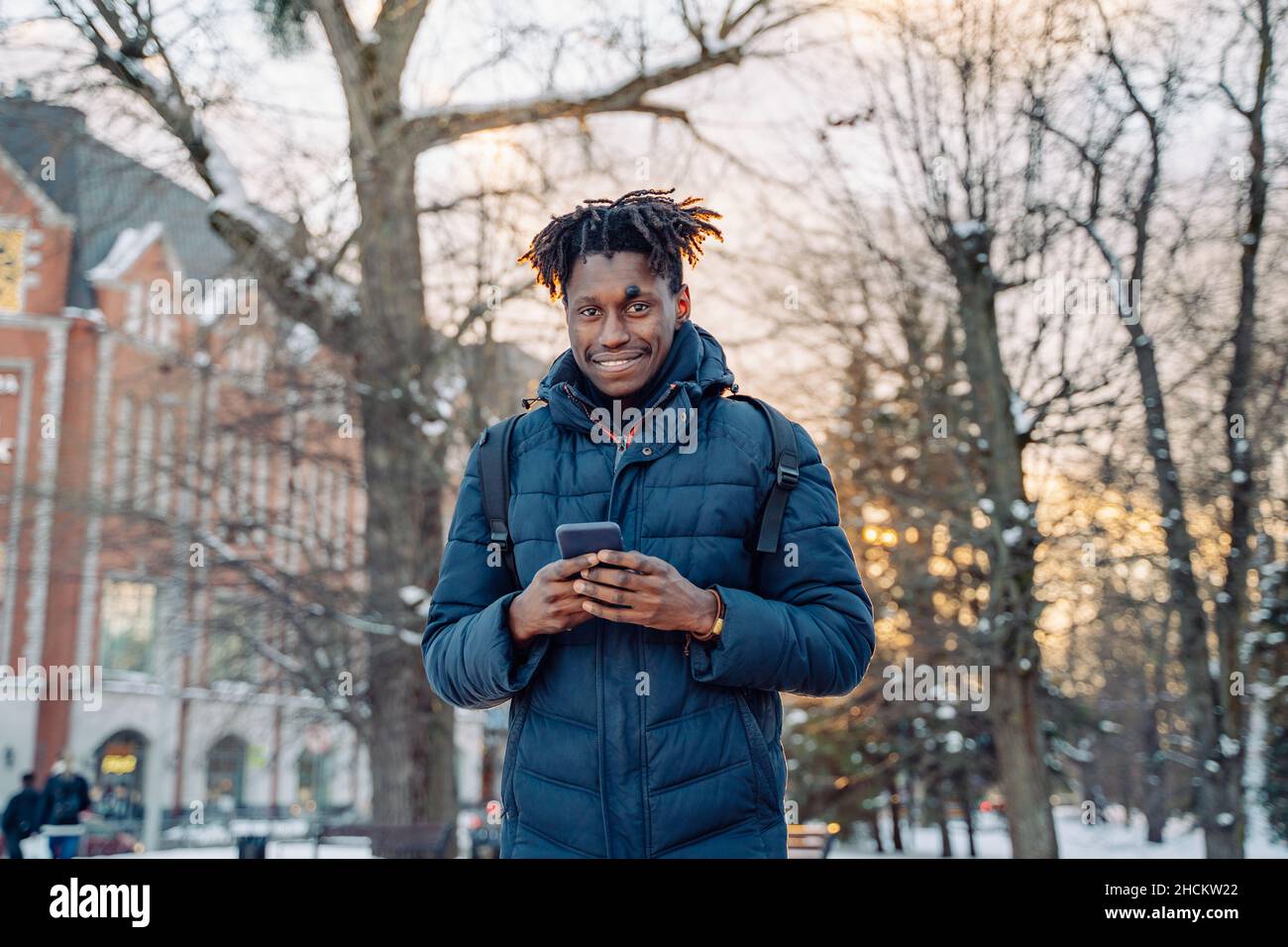 Young smiling african man hi-res stock photography and images - Alamy