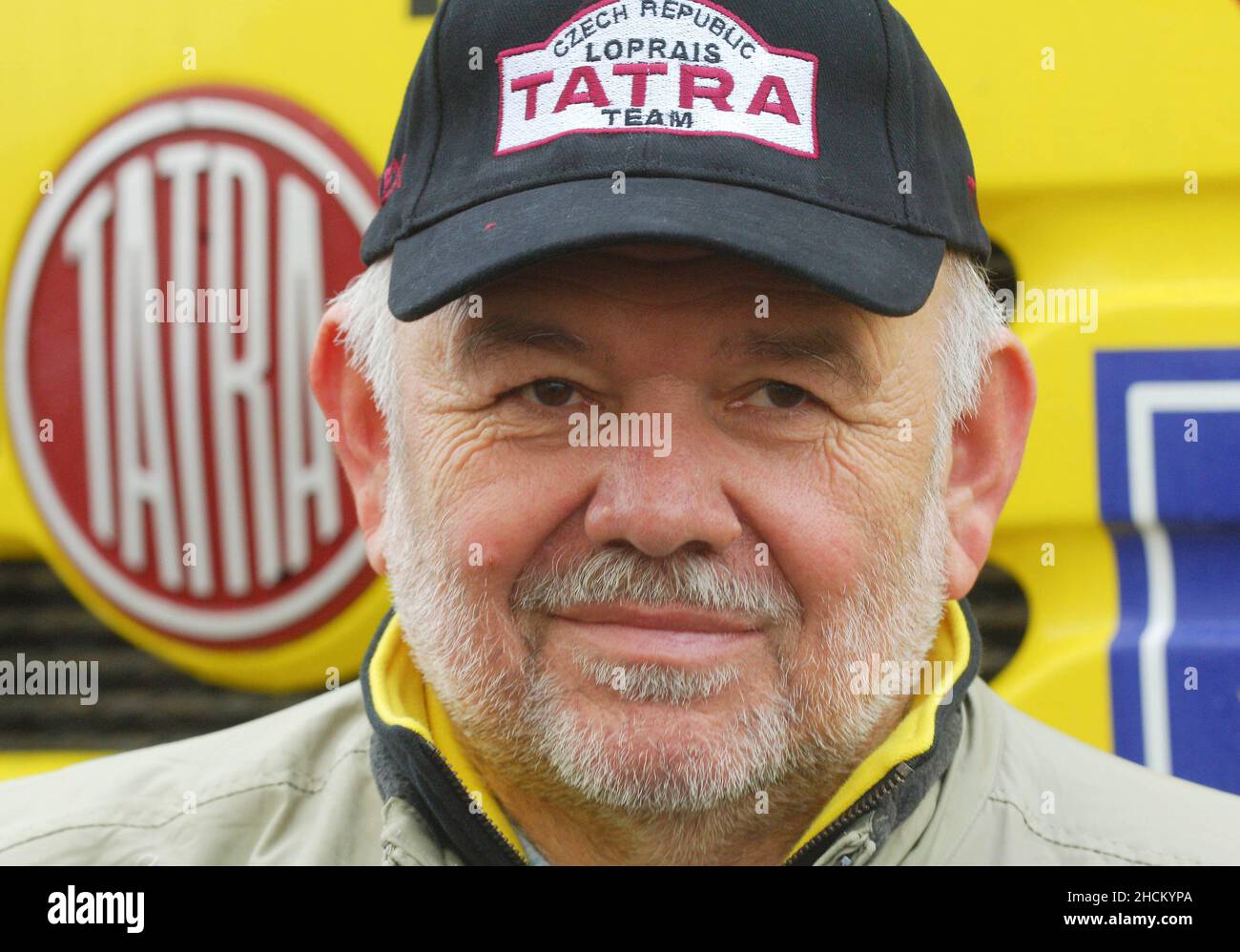 FILE PHOTO Czech rally raid driver Karel Loprais, six-time winner of Dakar Rally in truck category, died aged 72 years. Karel Loprais in Prague, Czech Republic, December 27, 2005. (CTK Photo/Michal Dolezal) Stock Photo