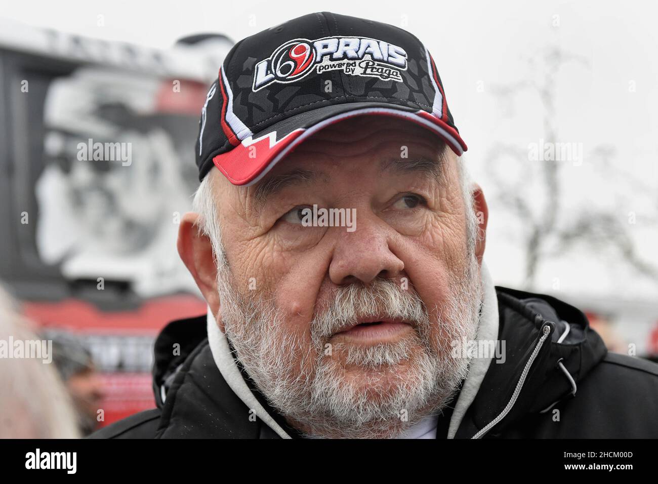Frenstat Pod Radhostem, Czech Republic. 29th Nov, 2019. FILE PHOTO Czech rally raid driver Karel Loprais, six-time winner of Dakar Rally in truck category, died aged 72 years. Karel Loprais in Frenstat pod Radhostem, Czech Republic, November 29, 2019. Credit: Jaroslav Ozana/CTK Photo/Alamy Live News Stock Photo