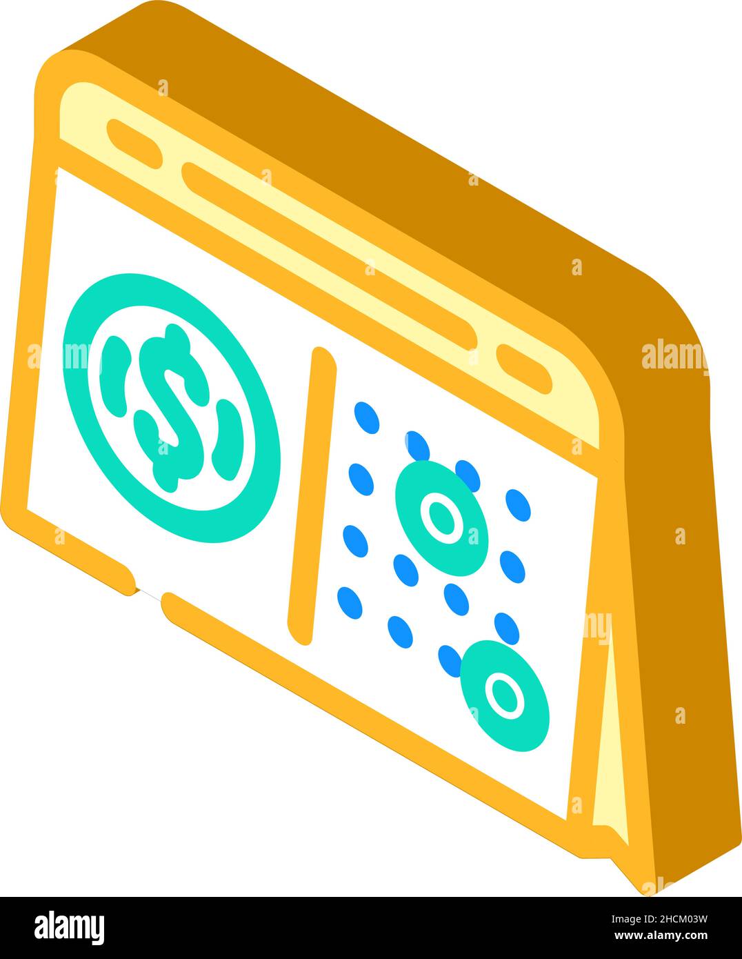 month passive income isometric icon vector illustration Stock Vector ...