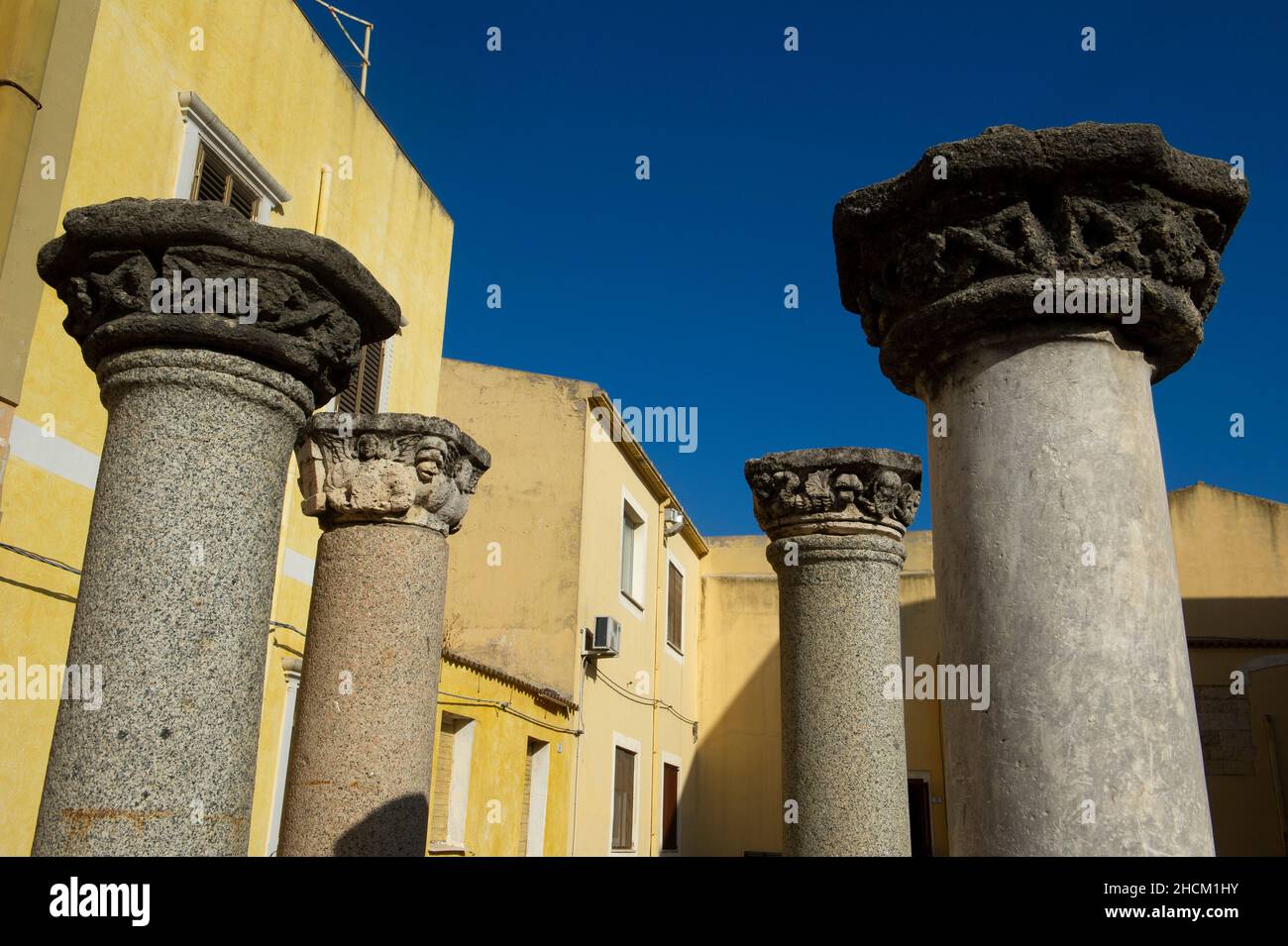 Europe, Italy, Sardinia, Porto Torres, San Gavino Church basilica Stock Photo