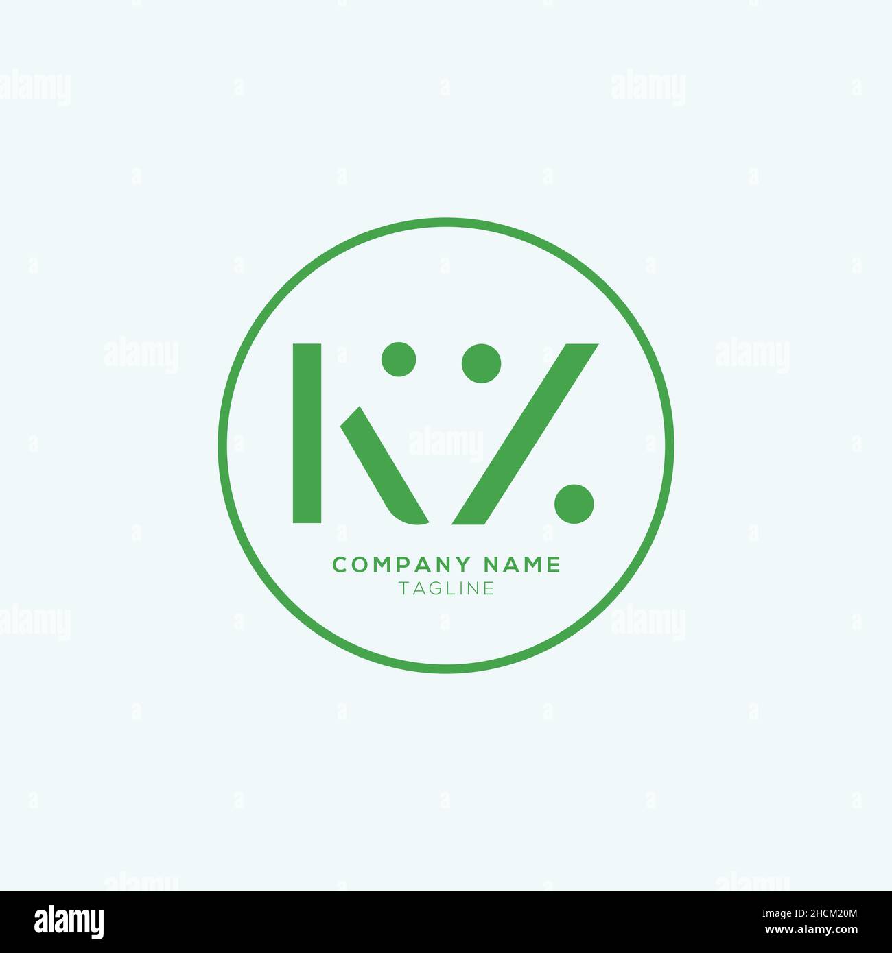 Creative modern KZ Letter Business Logo Design Alphabet Icon Vector ...