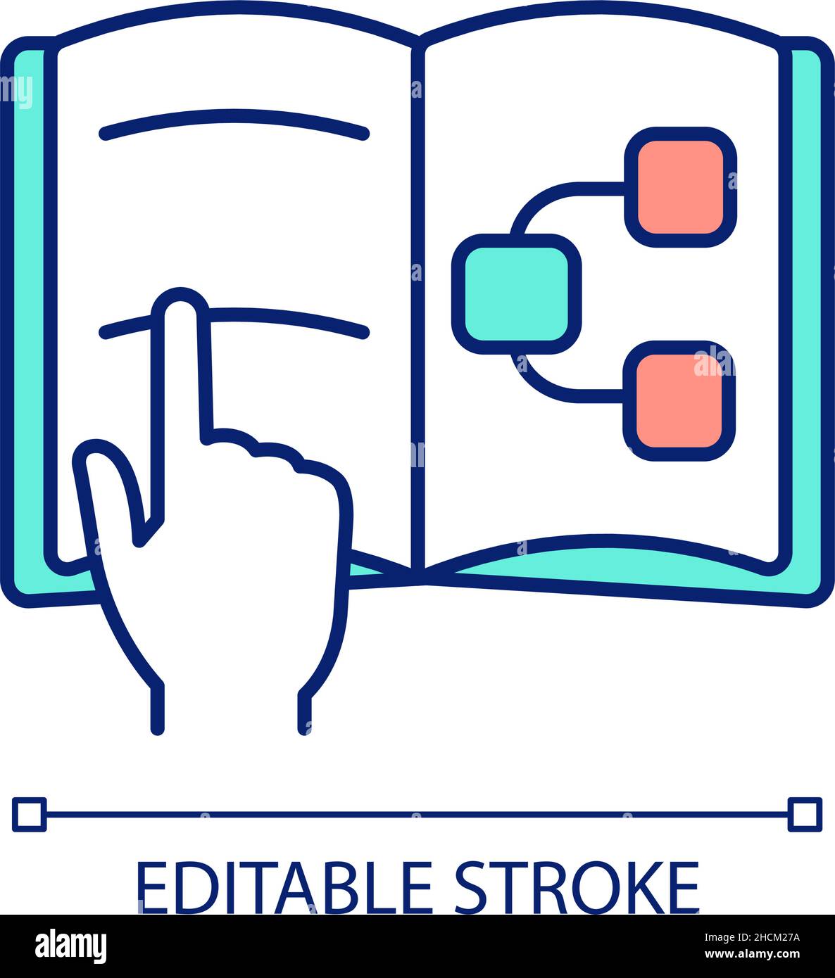 Coding book icon Stock Vector Images - Alamy